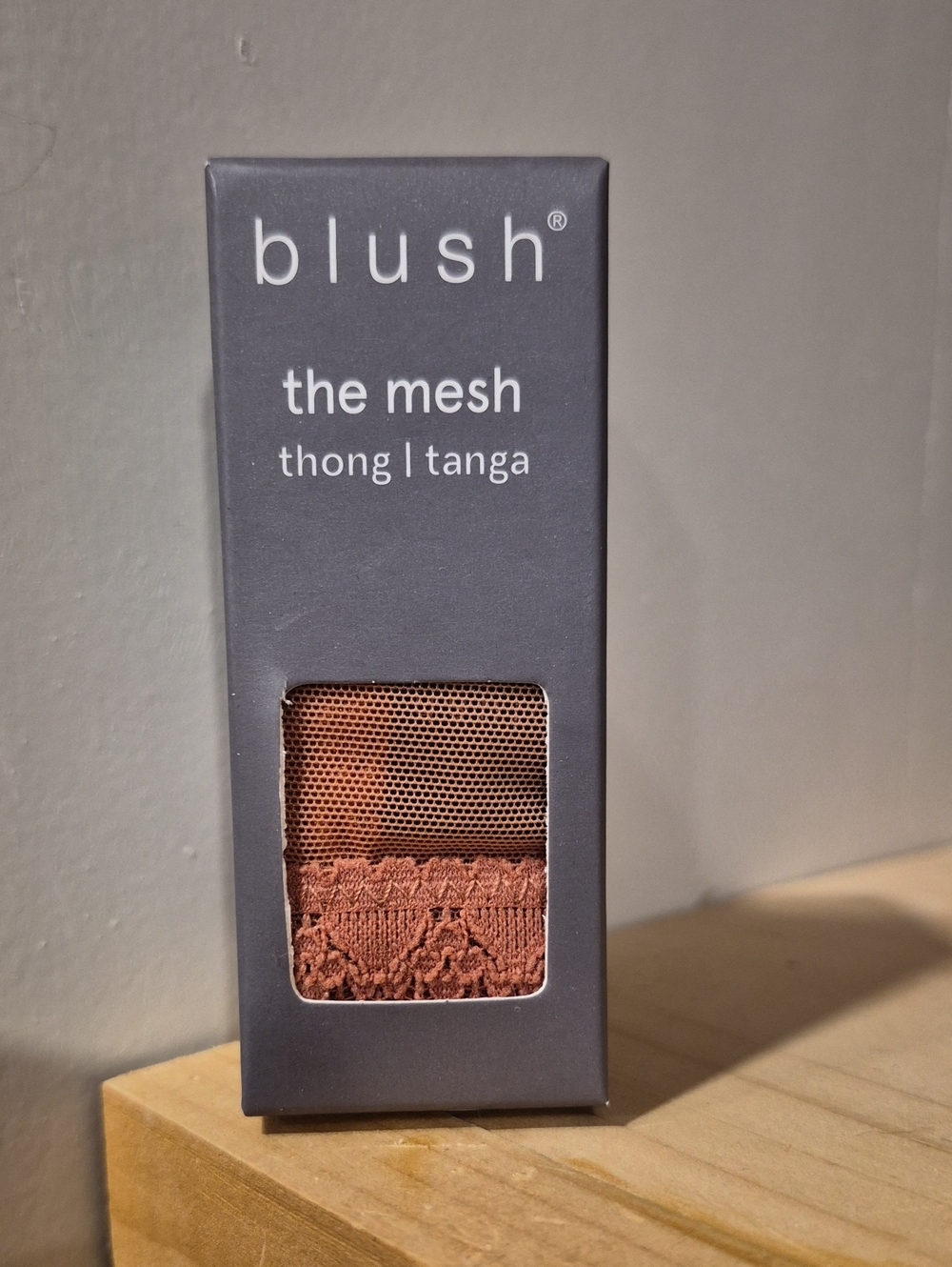 💙 Blush The Mesh Thong Tanga - Rust
